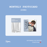 XODIAC MONTHLY PHOTOCARD | SING (SEPTEMBER)