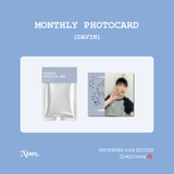 XODIAC MONTHLY PHOTOCARD | DAVIN (SEPTEMBER)